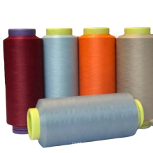 china manufacturer polyester dty yarn 150D 48F 300D 96F   Semi dull  nim  , sim him for  sewing thread